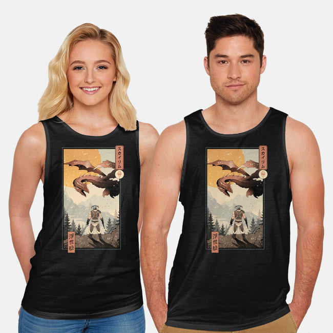 Skyrim Ukiyo-e-Unisex-Basic-Tank-vp021