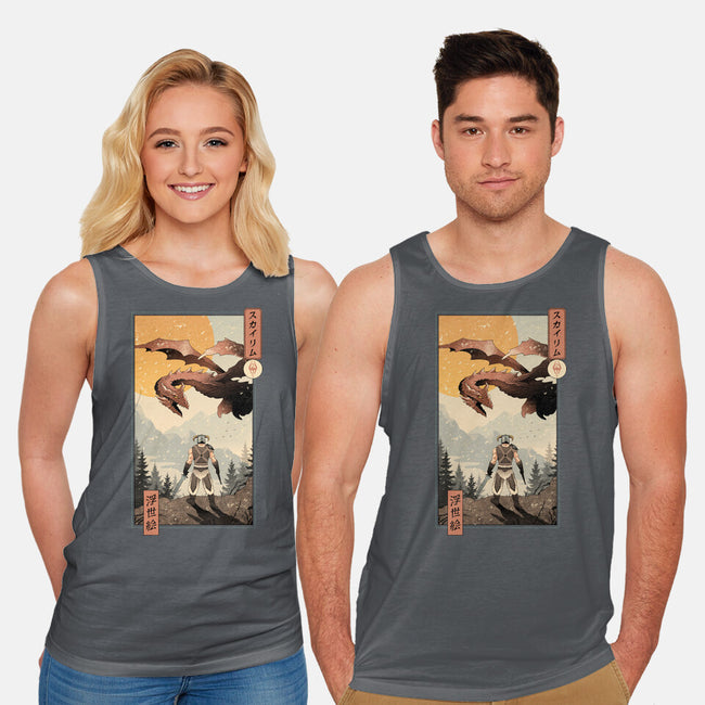 Skyrim Ukiyo-e-Unisex-Basic-Tank-vp021