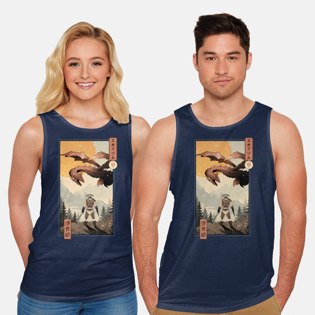 Skyrim Ukiyo-e-Unisex-Basic-Tank-vp021