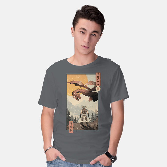 Skyrim Ukiyo-e-Mens-Basic-Tee-vp021