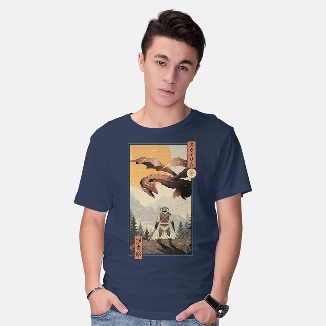 Skyrim Ukiyo-e-Mens-Basic-Tee-vp021
