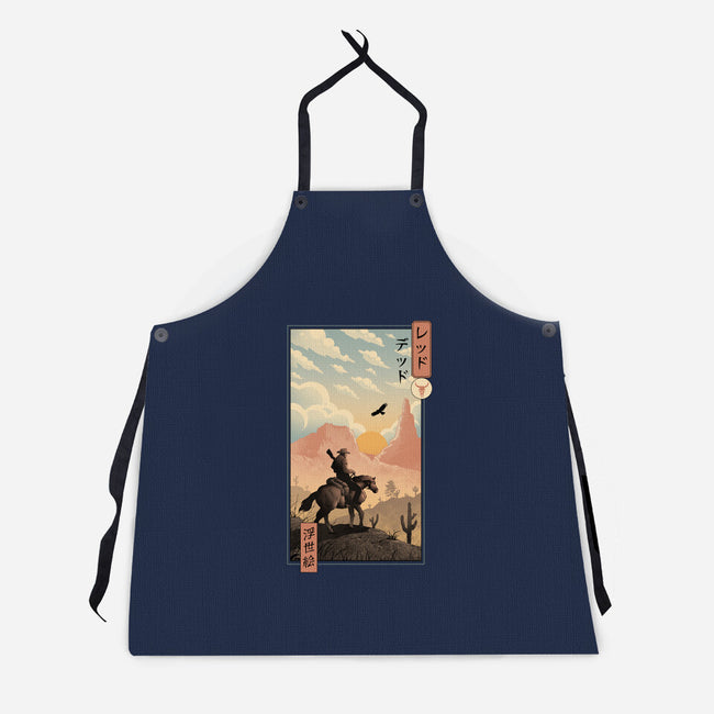 Red Dead Redemption In Edo-Unisex-Kitchen-Apron-vp021