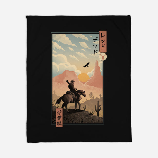 Red Dead Redemption In Edo-None-Fleece-Blanket-vp021