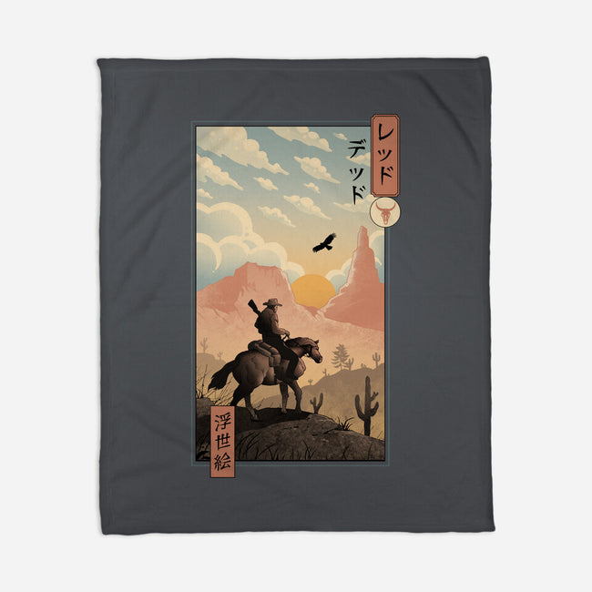 Red Dead Redemption In Edo-None-Fleece-Blanket-vp021