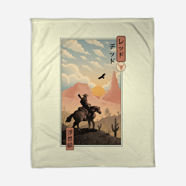 Red Dead Redemption In Edo-None-Fleece-Blanket-vp021