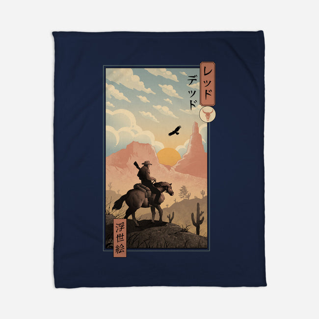 Red Dead Redemption In Edo-None-Fleece-Blanket-vp021