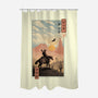 Red Dead Redemption In Edo-None-Polyester-Shower Curtain-vp021
