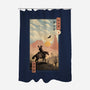 Red Dead Redemption In Edo-None-Polyester-Shower Curtain-vp021