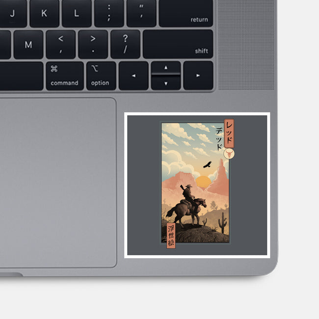 Red Dead Redemption In Edo-None-Glossy-Sticker-vp021