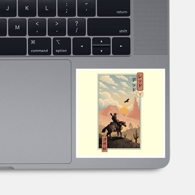 Red Dead Redemption In Edo-None-Glossy-Sticker-vp021