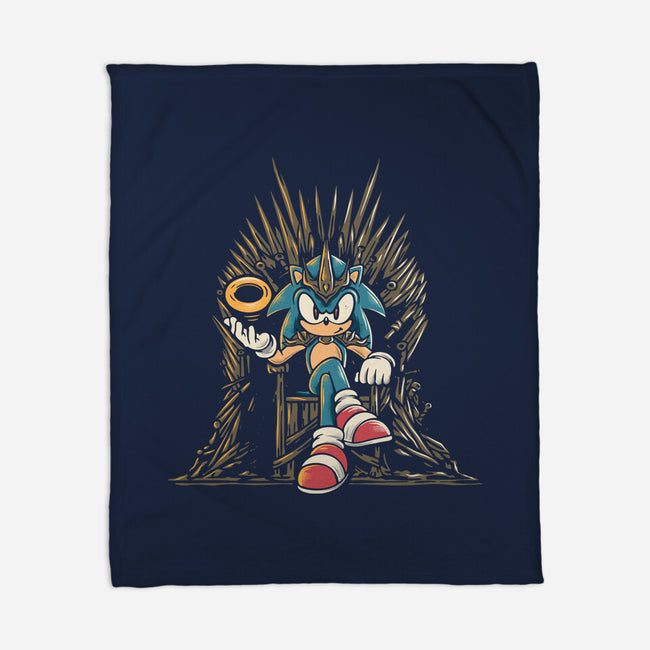 Runner Of The Rings-None-Fleece-Blanket-Marinho