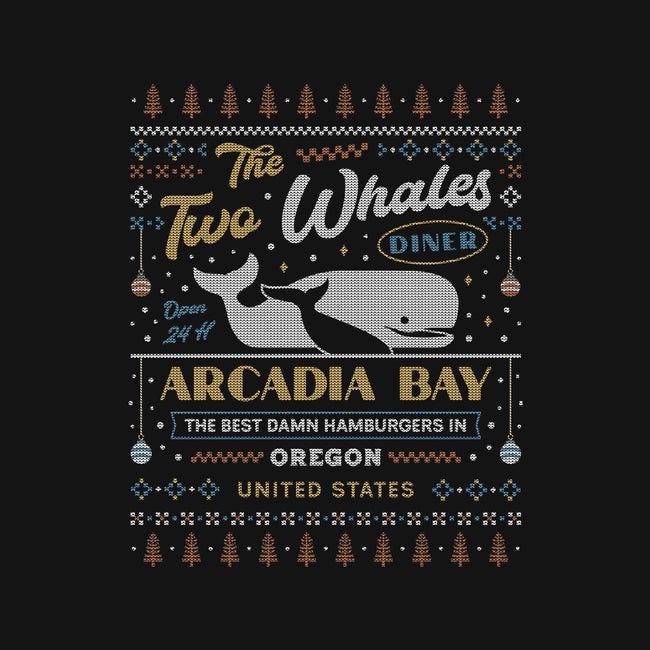Two Whales Diner-Womens-Fitted-Tee-LAGELANTEE
