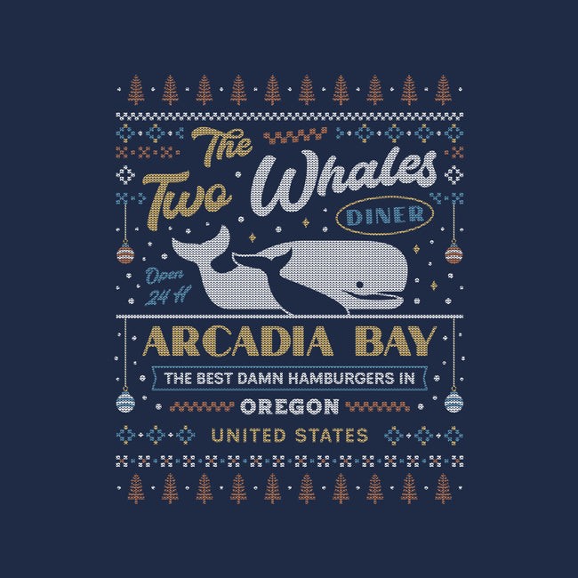 Two Whales Diner-Womens-Fitted-Tee-LAGELANTEE