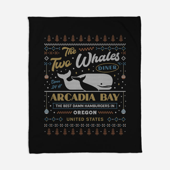 Two Whales Diner-None-Fleece-Blanket-LAGELANTEE