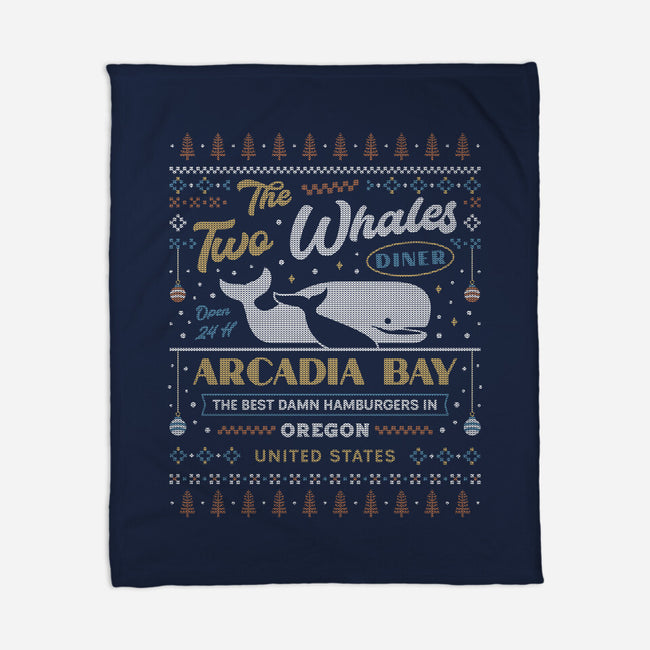 Two Whales Diner-None-Fleece-Blanket-LAGELANTEE