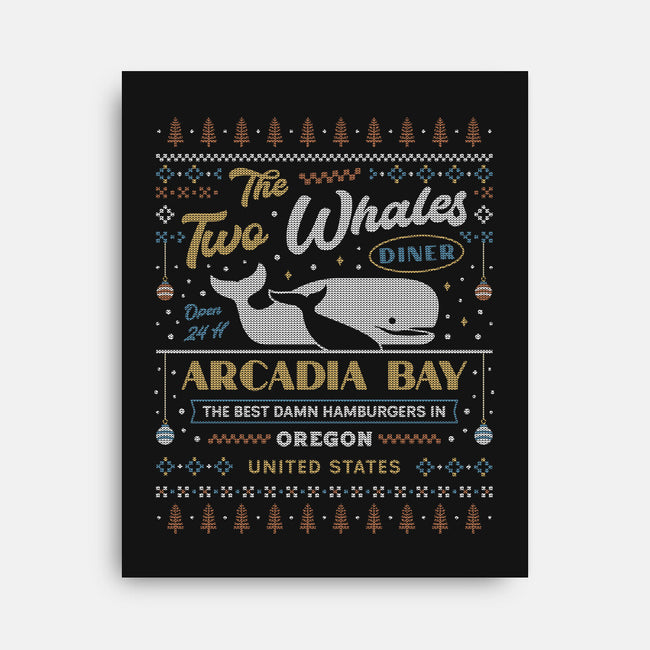 Two Whales Diner-None-Stretched-Canvas-LAGELANTEE