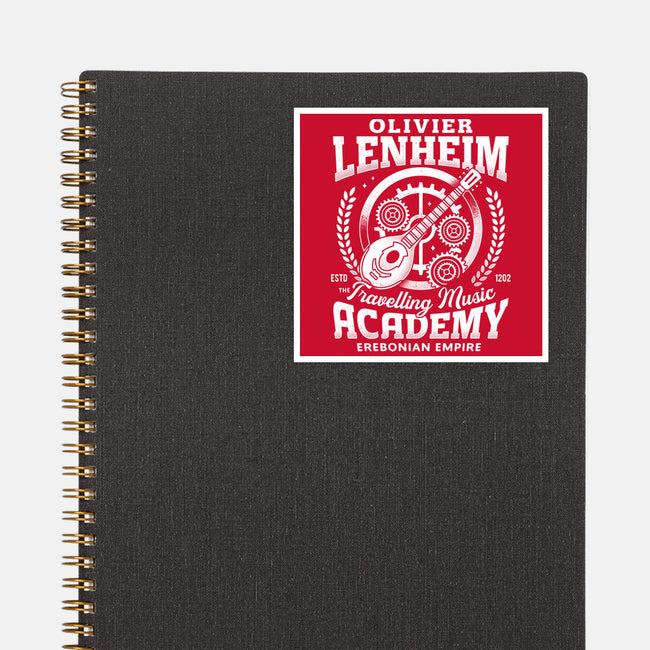 Olivier Lenheim Academy-None-Glossy-Sticker-LAGELANTEE
