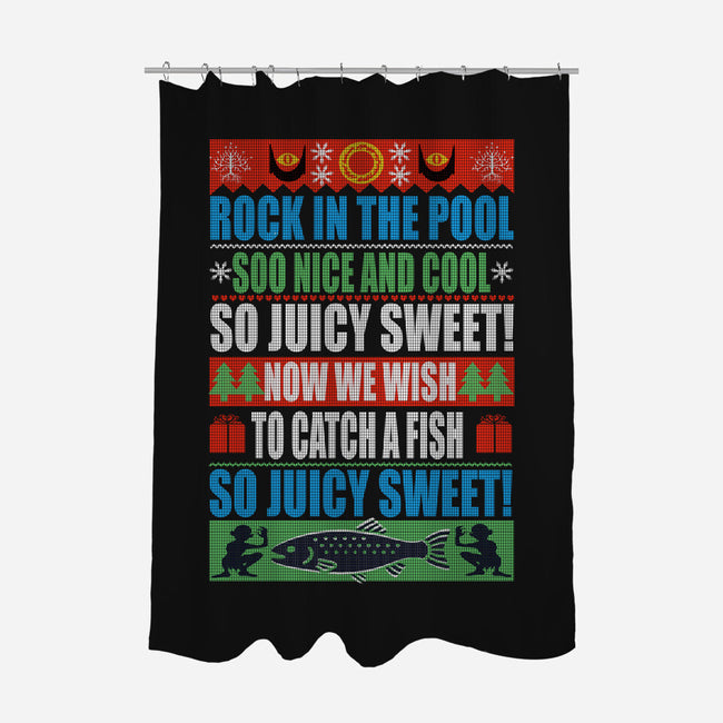 Now We Wish To Catch A Fish-None-Polyester-Shower Curtain-fanfabio