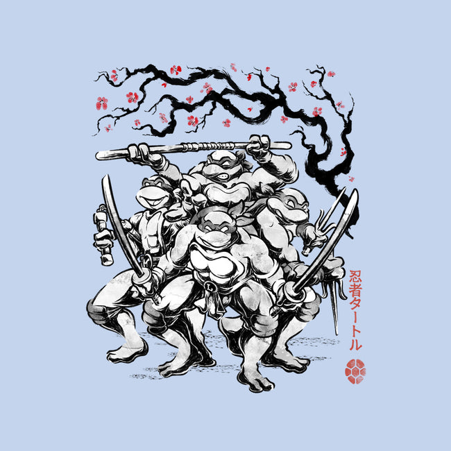 Classic Ninja Squad Sumi-E-Mens-Basic-Tee-Astrobot Invention