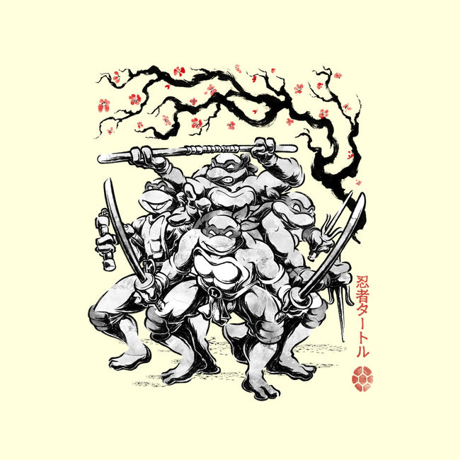 Classic Ninja Squad Sumi-E-None-Fleece-Blanket-Astrobot Invention