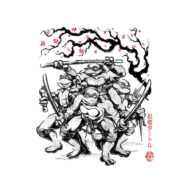 Classic Ninja Squad Sumi-E-Unisex-Basic-Tank-Astrobot Invention