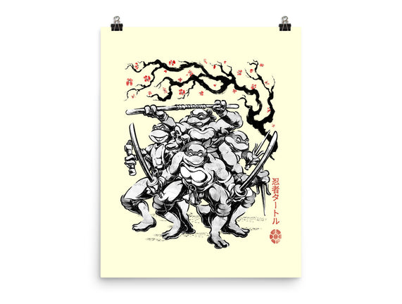 Classic Ninja Squad Sumi-E