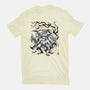 Classic Ninja Squad Sumi-E-Mens-Premium-Tee-Astrobot Invention