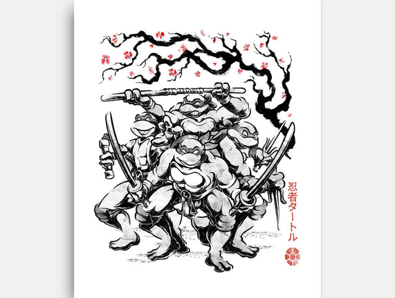 Classic Ninja Squad Sumi-E