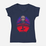 Negative Friday-Womens-V-Neck-Tee-Donnie