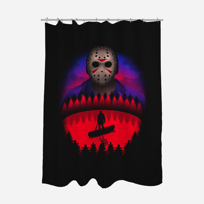 Negative Friday-None-Polyester-Shower Curtain-Donnie