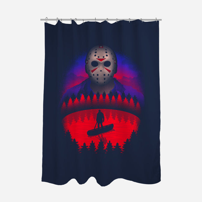 Negative Friday-None-Polyester-Shower Curtain-Donnie