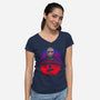 Negative Friday-Womens-V-Neck-Tee-Donnie