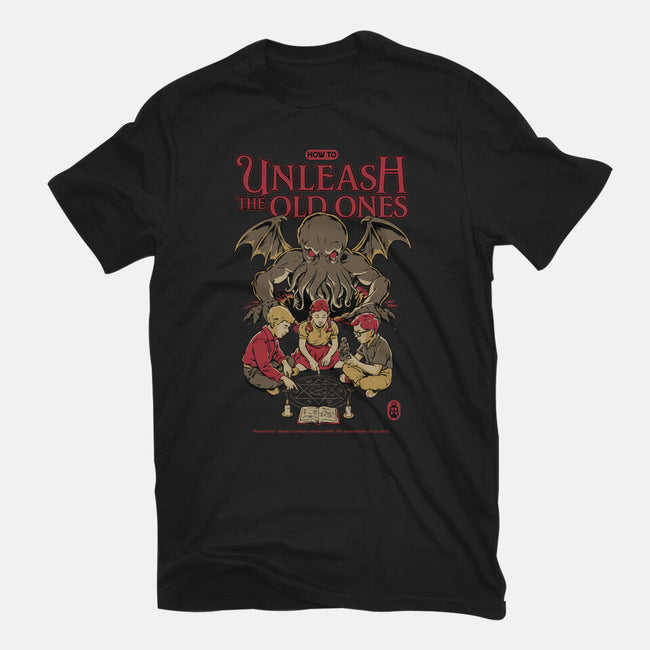 How To Unleash The Old Ones-Mens-Heavyweight-Tee-Hafaell