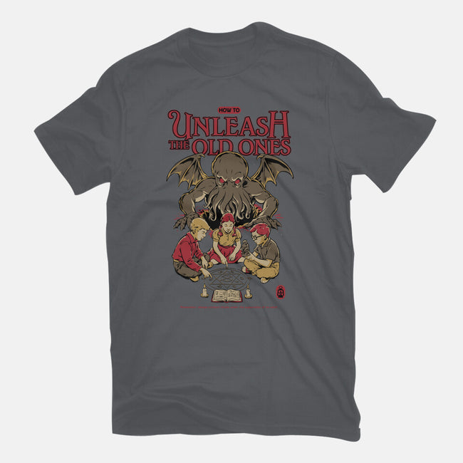 How To Unleash The Old Ones-Mens-Heavyweight-Tee-Hafaell