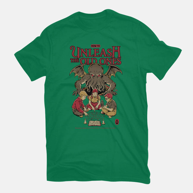 How To Unleash The Old Ones-Mens-Heavyweight-Tee-Hafaell
