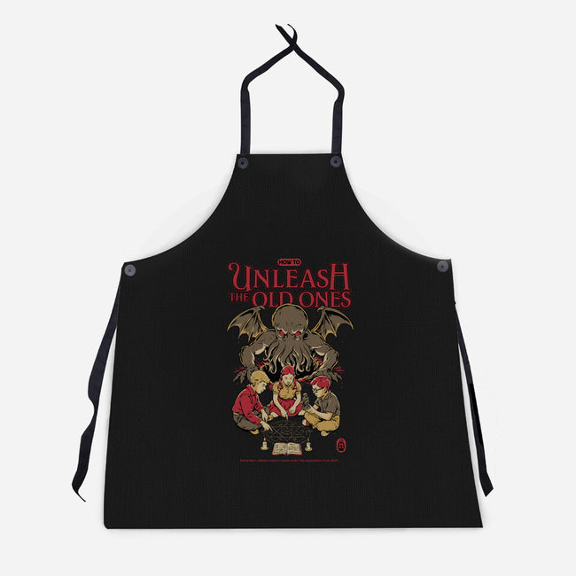 How To Unleash The Old Ones-Unisex-Kitchen-Apron-Hafaell