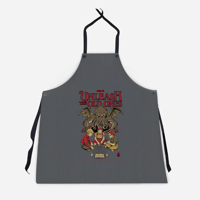 How To Unleash The Old Ones-Unisex-Kitchen-Apron-Hafaell