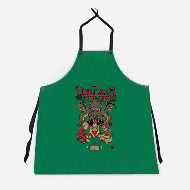 How To Unleash The Old Ones-Unisex-Kitchen-Apron-Hafaell