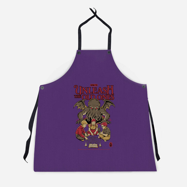 How To Unleash The Old Ones-Unisex-Kitchen-Apron-Hafaell