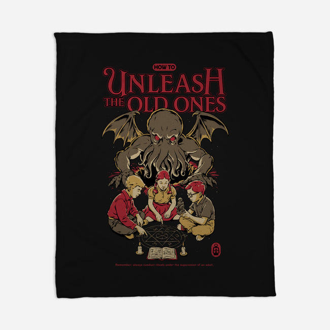 How To Unleash The Old Ones-None-Fleece-Blanket-Hafaell