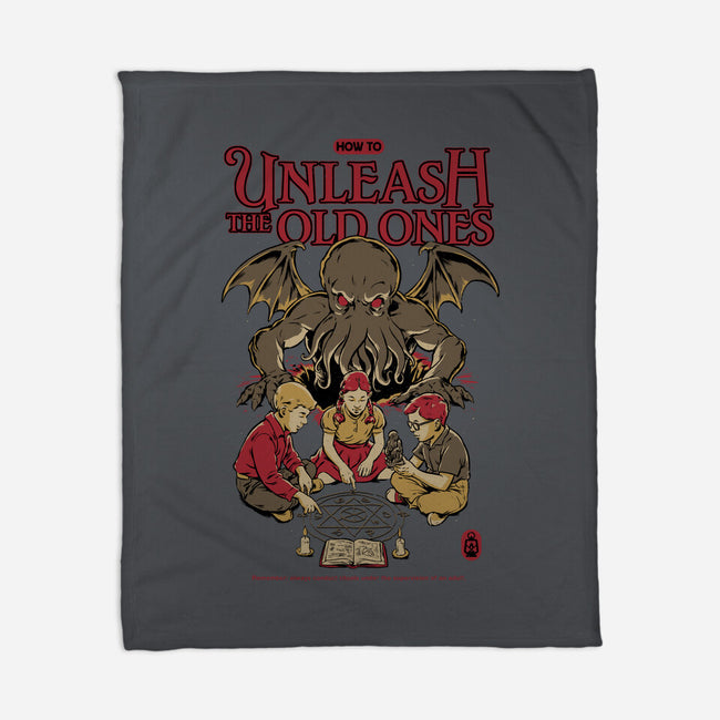 How To Unleash The Old Ones-None-Fleece-Blanket-Hafaell