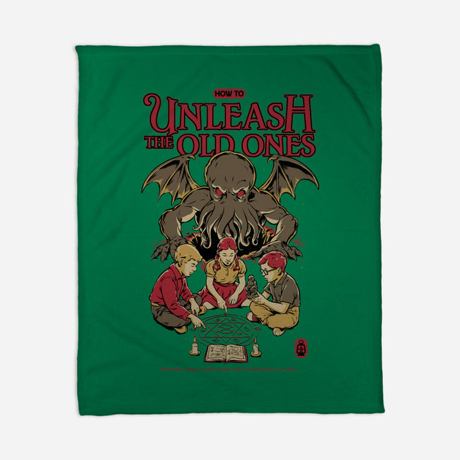 How To Unleash The Old Ones-None-Fleece-Blanket-Hafaell