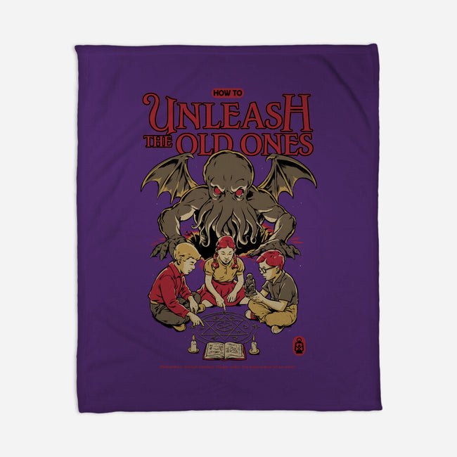 How To Unleash The Old Ones-None-Fleece-Blanket-Hafaell