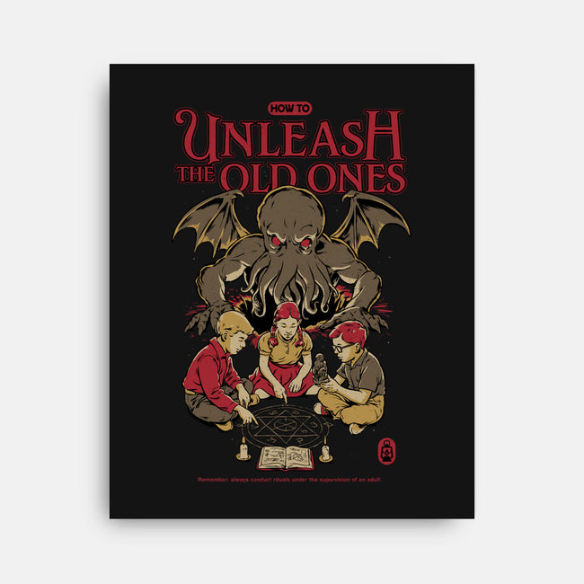 How To Unleash The Old Ones-None-Stretched-Canvas-Hafaell