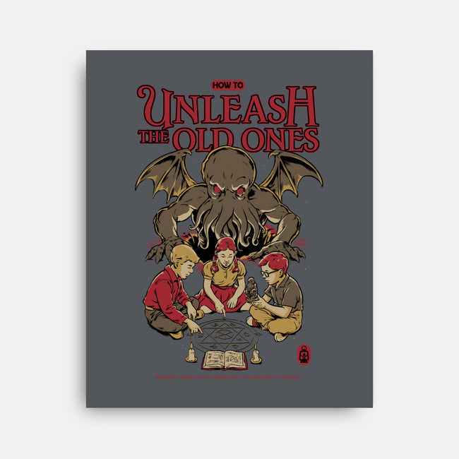 How To Unleash The Old Ones-None-Stretched-Canvas-Hafaell