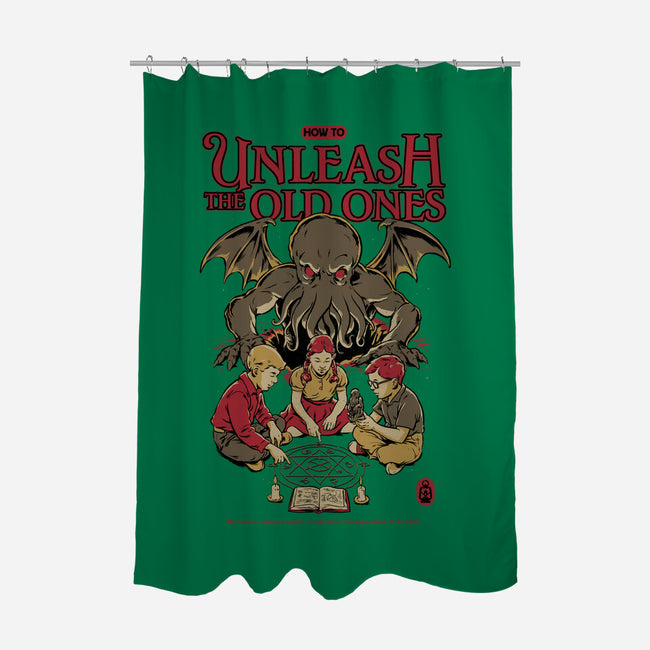 How To Unleash The Old Ones-None-Polyester-Shower Curtain-Hafaell