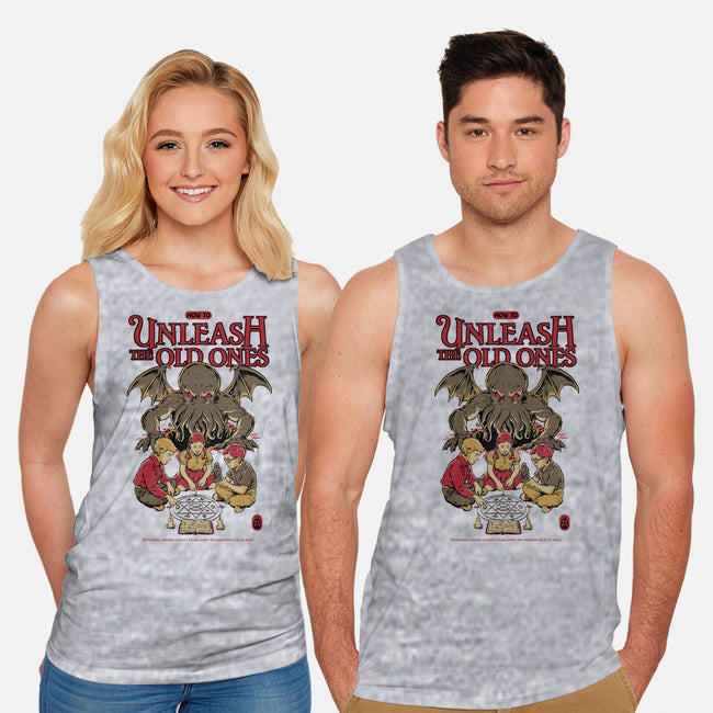 How To Unleash The Old Ones-Unisex-Basic-Tank-Hafaell