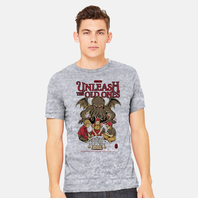 How To Unleash The Old Ones-Mens-Heavyweight-Tee-Hafaell