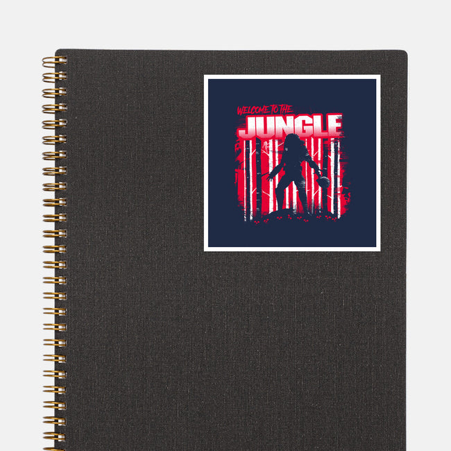 Welcome To The Jungle 87-None-Glossy-Sticker-rocketman_art