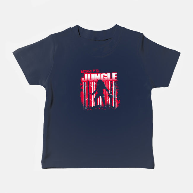 Welcome To The Jungle 87-Baby-Basic-Tee-rocketman_art